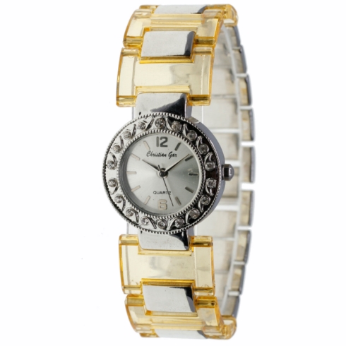 Christian Gar Christian Gar Cg-88557-10 Reloj Analógico Para Mujer Caja De Metal Esfera Color