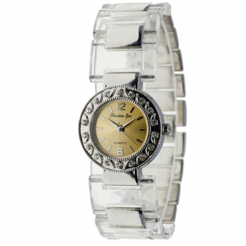 Christian Gar Christian Gar Cg-88557-11 Reloj Analógico Para Mujer Caja De Metal Esfera Color