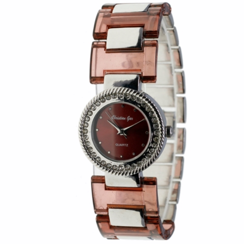 Christian Gar Christian Gar Cg-88556-4 Reloj Analógico Para Mujer Caja De Metal Esfera Color R