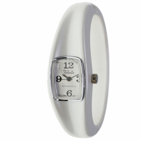 WITHOUT BRAND Reloj Cuerda Valentin Brazalete Color Blanco