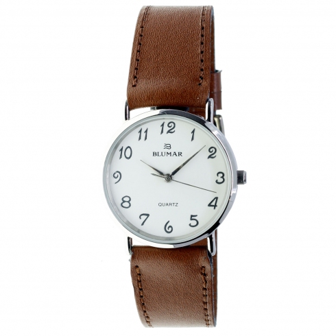 Blumar Reloj Blumar G-214-m Reloj Hombre Acero Correa Marron 30m
