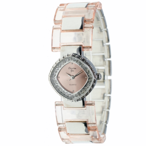 Christian Gar Christian Gar Cg-88548-2 Reloj Analógico Para Mujer Caja De Metal Esfera Color R
