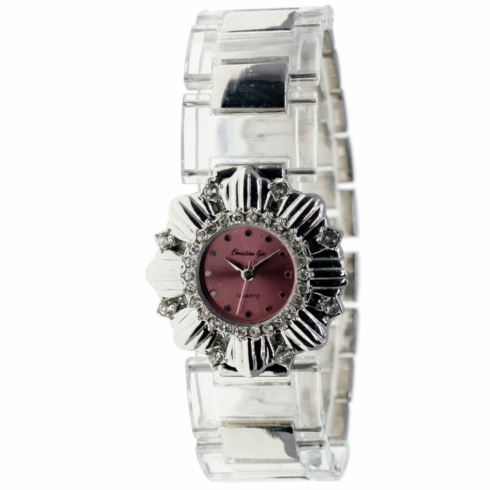 Christian Gar Christian Gar Cg-88550-1 Reloj Analógico Para Mujer Caja De Metal Esfera Color R