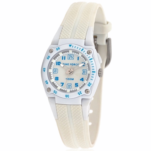 Time Force Reloj Time Force Tf3179b02 Niño 100m Esfera Blanca