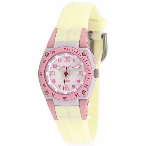 Time Force Reloj Time Force Tf3179b11 Niña 100m Esf.blanca