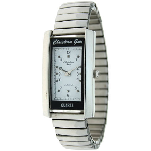 Christian Gar Reloj Señora Christian Gar 4032-l Con Movimiento Hattori Pc21 Cadena Extensible