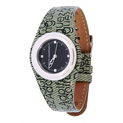 Adolfo Dominguez Adolfo Dominguez  Ad33002 Reloj De Pulsera Analógico Para Mujer Color Verde