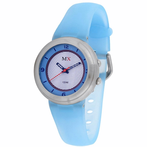 Mx-Onda Reloj Mx-onda Mx-93080 Reloj Cadete 100m Correa Azul