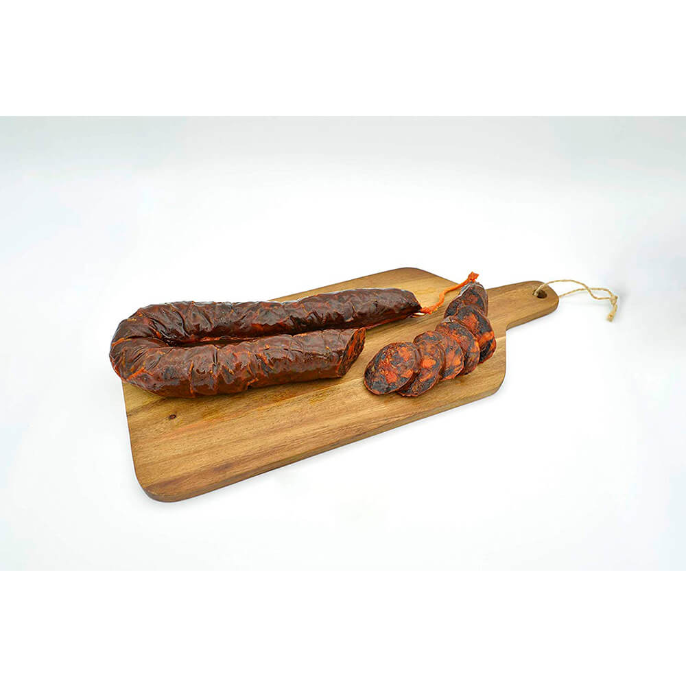 miniatura Chorizo Sarta Extra de Jabalí Montes Universales envasado al vacío (250g)