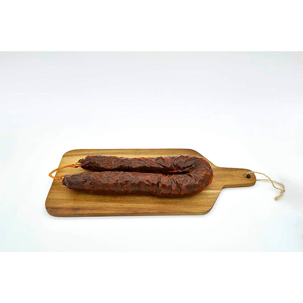 miniatura Chorizo Sarta Extra de Jabalí Montes Universales envasado al vacío (250g)