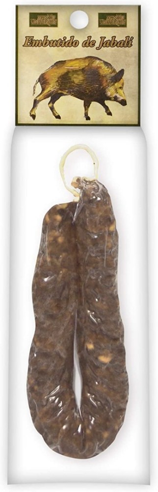 miniatura Longaniza de Jabalí Montes Universales envasada al vacío (250g)