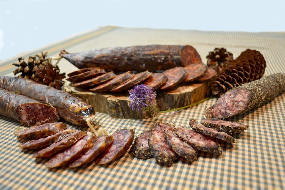 miniatura Chorizo Cular de Jabalí Montes Universales envasado al vacío (300g)