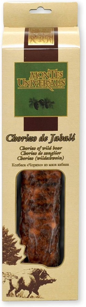 miniatura Chorizo Cular de Jabalí Montes Universales envasado al vacío (300g)