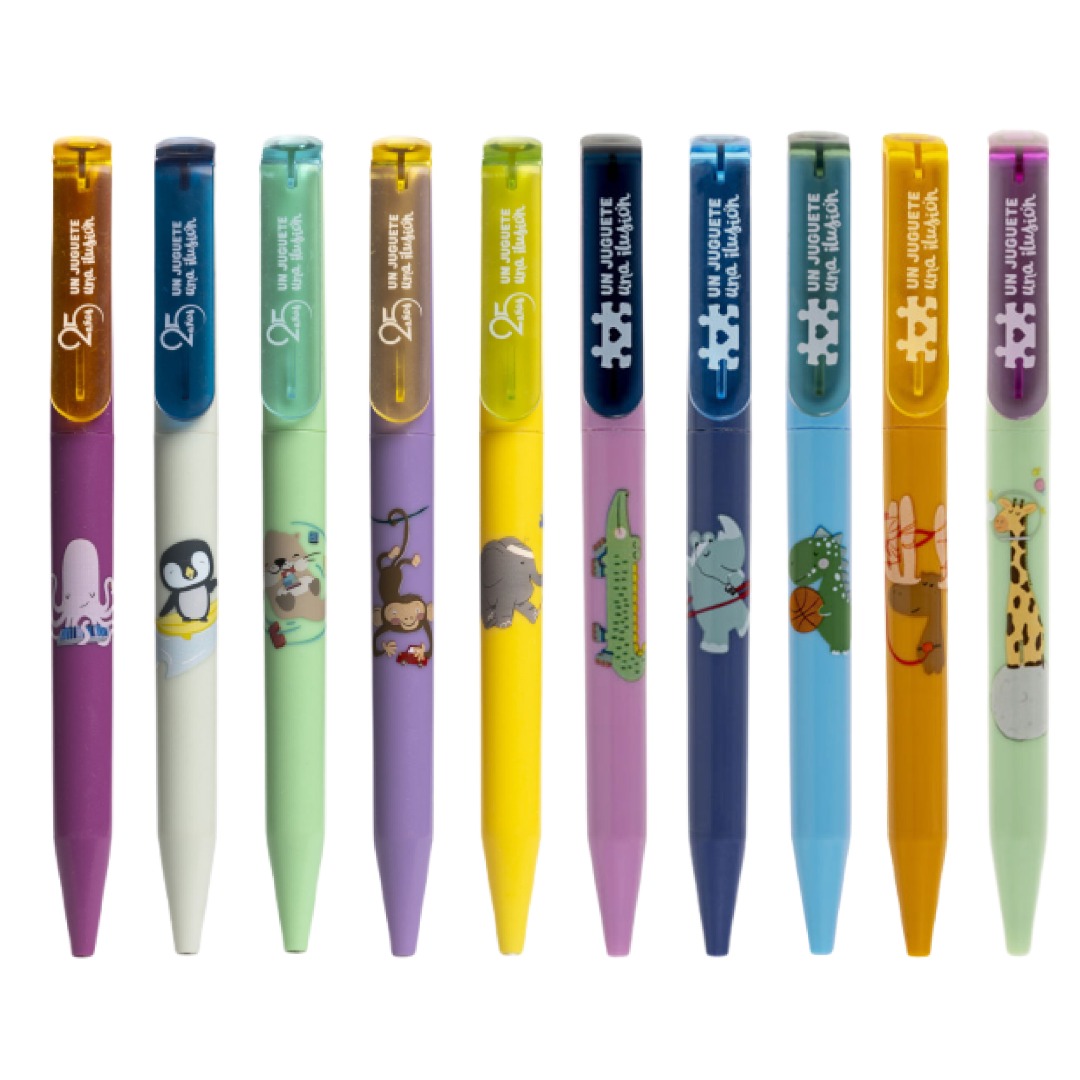 Bolígrafos solidarios