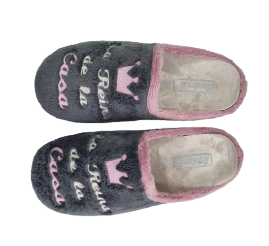 Calzados Mery Zapatillas casa mujer cómodas y suaves hechas en España - Reina de la casa