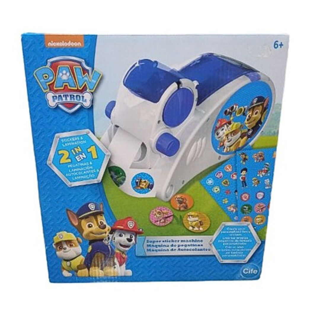 Maquina Pegatinas Patrulla Canina