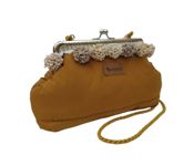 miniatura Bolso dorado