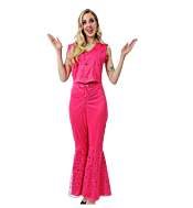 miniatura Disfraz Muñeca Barbie Adulto.