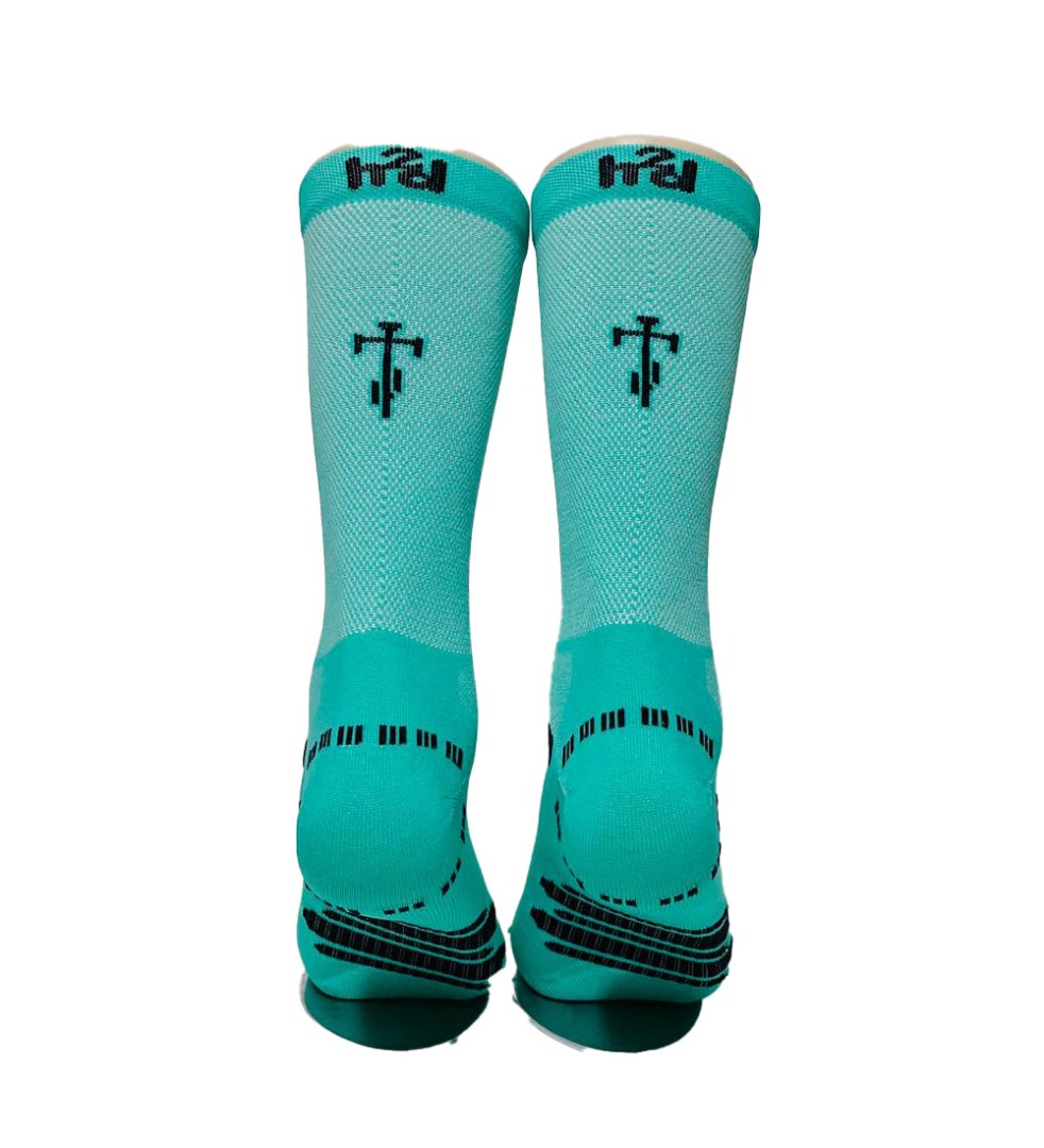 Calcetín bicicleta verde