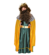 miniatura Disfraz Rey  Mago Baltasar Infantil.