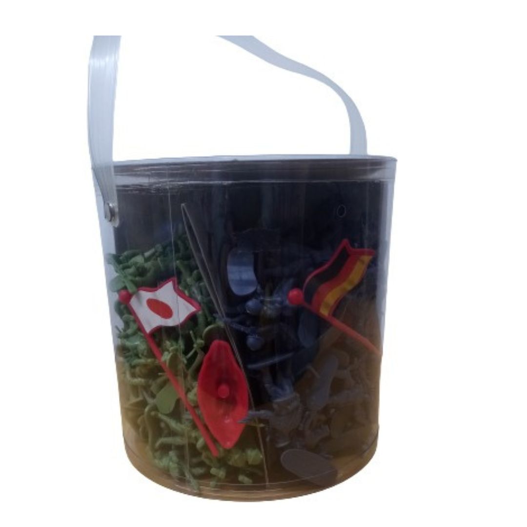 Bote figuras de guerra