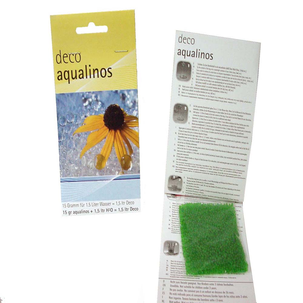 Bolitas Gelatina Perlas Hidro Gel Alta Densidad Aqualinos Verde