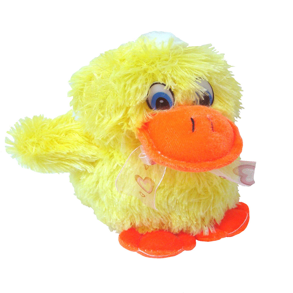Peluche Pelo Suave Patito amarillo