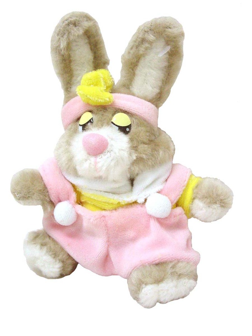 PELUCHE INFANTIL CONEJITA VESTIDO ROSA PEQUEÑO