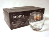 miniatura Elite Whisky Glass Vasos Cristal Curvado 6 x 300ml 2