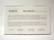 miniatura LOTE 6 VASOS CRISTAL WHISKY AGUA ETC BLENDED KROSNO 350ML BAJO