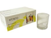 miniatura Lote Vasos bajo Cristal Whisky Agua Etc Blended Krosno 6 x 300ml
