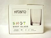 miniatura Lote Vasos Cristal Chupito Licor Shot Luarca 6 x 60ml 07