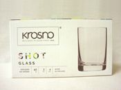 miniatura Lote Vasos Cristal Chupito Licor Shot Luarca 6 x 60ml 04