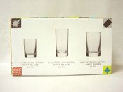 miniatura Lote Vasos Cristal Chupito Licor Shot Luarca 6 x 60ml 06