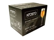 miniatura LOTE 6 COPAS VASOS CRISTAL CERVEZA LIP AVANT GARDE KROSNO 420 ML