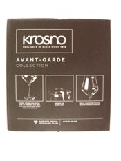 miniatura LOTE 6 COPAS VASOS CRISTAL CERVEZA LIP AVANT GARDE KROSNO 420 ML