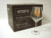 miniatura LOTE 6 COPAS VASOS CRISTAL CERVEZA LIP AVANT GARDE KROSNO 420 ml