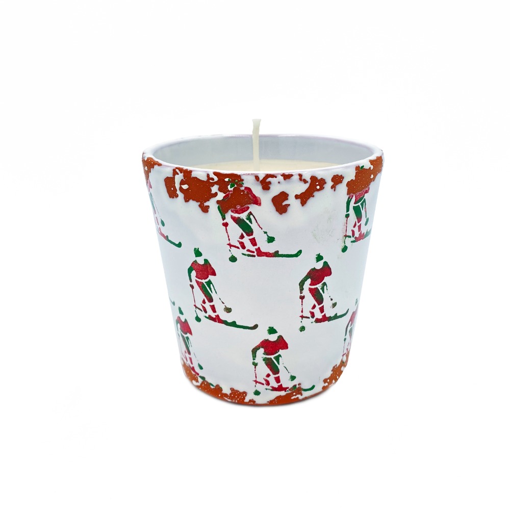 Vela cerámica Esquiador/Gingerbread