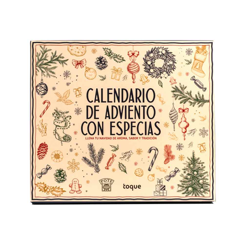 Calendario de adviento con especias