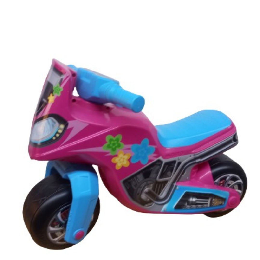 Moto plástico rosa