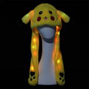 miniatura Gorro Peluche Infantil Ratón eléctrico con luces y movimiento de orejas