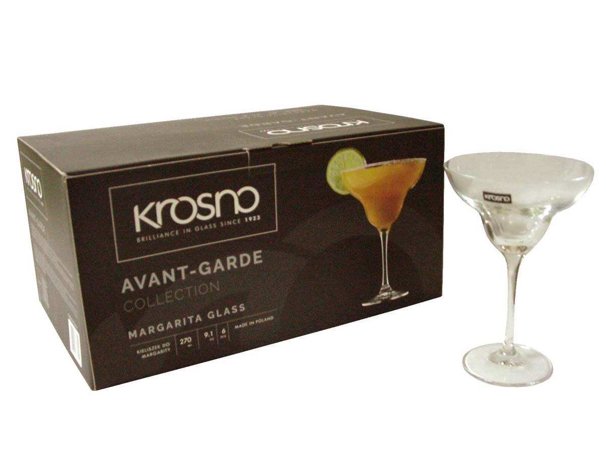 Lote 6 Copas Cristal Martini Vermut Margarita Avant Garde Krosno 200 ml