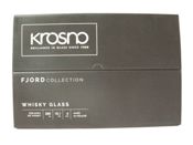 miniatura LOTE 6 VASOS CRISTAL TRANSPARENTE RECTO WHISKY AGUA OPERA FJORD 300ML