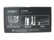 miniatura LOTE 6 VASOS CRISTAL TRANSPARENTE RECTO WHISKY AGUA OPERA FJORD 300ML