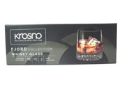 miniatura LOTE 6 VASOS CRISTAL TRANSPARENTE RECTO WHISKY AGUA OPERA FJORD 300ML