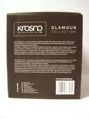 miniatura LOTE 6 COPAS VASOS RECTO CRISTAL GLAMOUR COLLECTION DRINK GLASS 450 ML