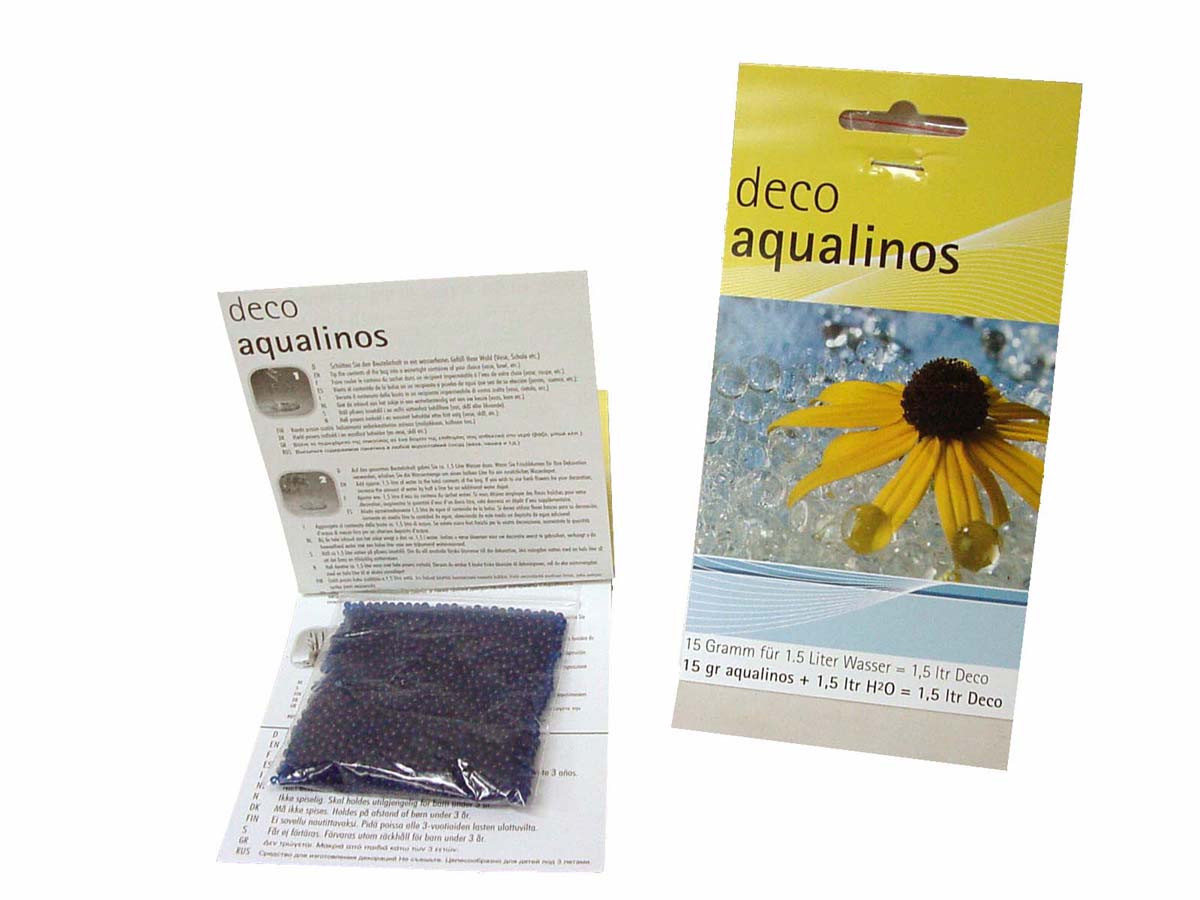 Perlas Hidro Gel Alta Densidad Aqualinos Azul