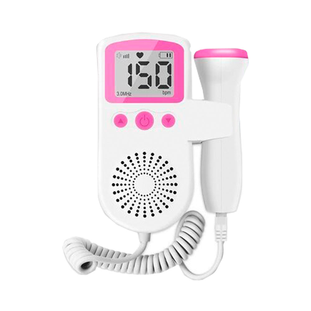 Doppler Monitor portátil de frecuencia cardíaca para bebé 3,0 MHz - Medidor de embarazo