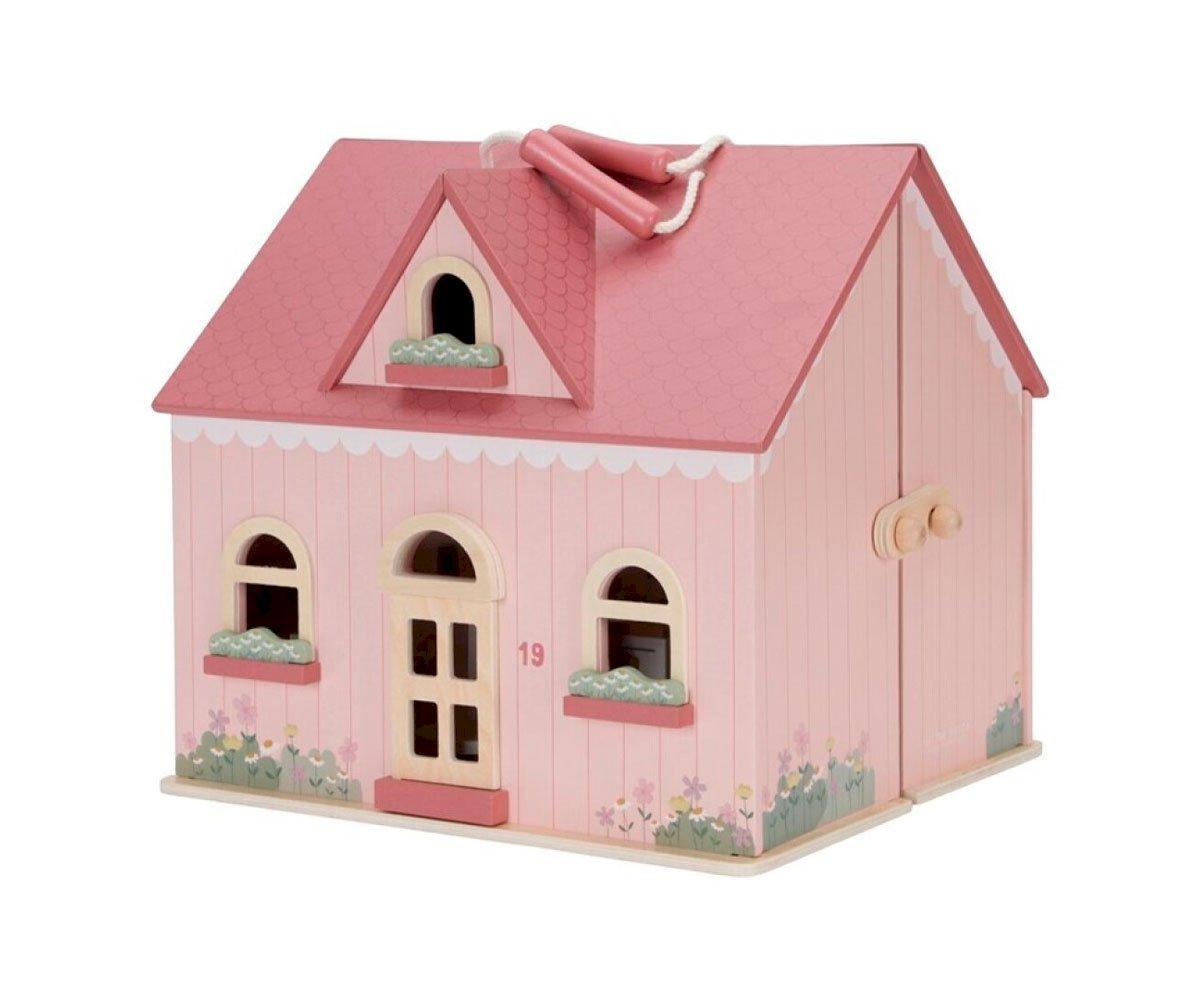 Casita de Muñecas de Madera Portátil Little Dutch