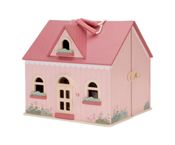miniatura Casita de Muñecas de Madera Portátil Little Dutch
